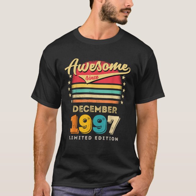 Awesome Since December 1997 Birthday T-Shirt (Front)