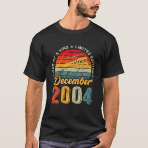 Awesome Since December 2004 18 Years Old 18th T-Shirt