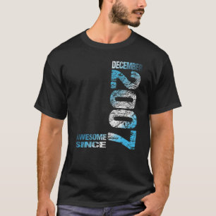 Awesome since December 2007 16th Birthday Born 200 T-Shirt