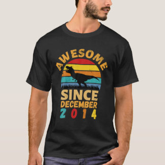 Awesome Since December 2014 Vintage 7Th Birthday D T-Shirt