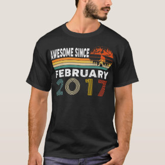 Awesome Since February 2017 T-Shirt