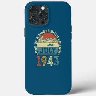 Awesome Since July 1943 79 Years Old 79th iPhone 13 Pro Max Case