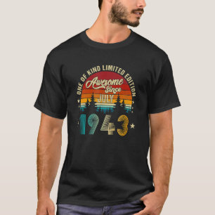 Awesome Since July 1943 79th Birthday 79 Years Ol T-Shirt