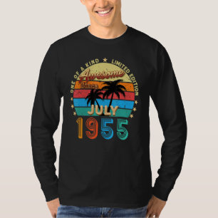 Awesome Since July 1955 67th Birthday  Retro T-Shirt