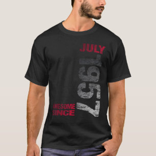 Awesome since July 1957 66th Birthday Born 1957 T-Shirt