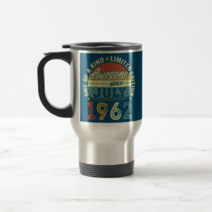 Awesome Since July 1962 60 Years Old 60th Travel Mug