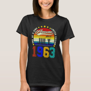 Awesome Since July 1963 Vintage 59th Birthday T-Shirt