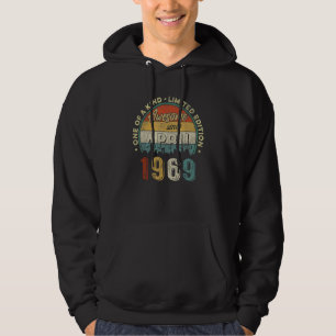Awesome Since July 1969 Vintage 53rd Birthday Hoodie