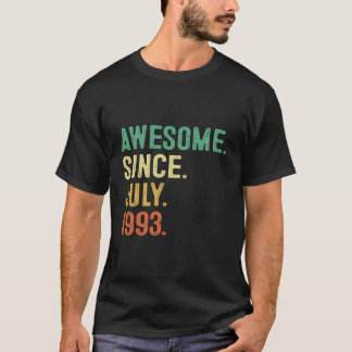 Awesome Since July 1993 30Th Birthday Gifts 30 Yea T-Shirt