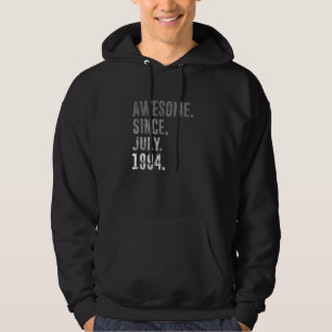 Awesome Since July 1994 28th Birthday Vintage 1994 Hoodie