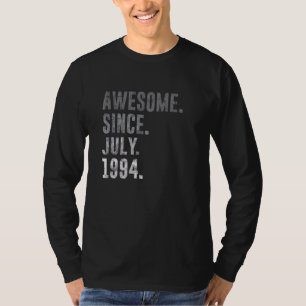 Awesome Since July 1994 28th Birthday Vintage 1994 T-Shirt