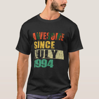 Awesome Since July 1994 30 Years Old 30th Birthday T-Shirt
