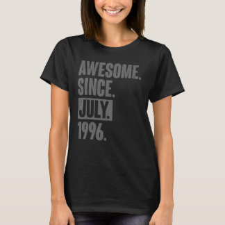 Awesome Since July 1996  26 Year Old 26th Birthday T-Shirt