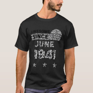 Awesome Since June 1941 Leopard 1941 June Birthday T-Shirt