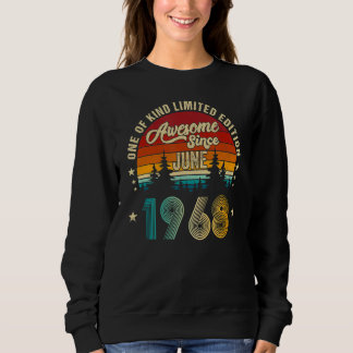 Awesome Since June 1968 54 Years Old 27th Birthday Sweatshirt