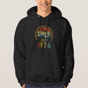Awesome Since June 1976 46 Years Old 46th Birthday Hoodie