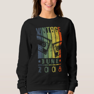 Awesome Since June 2006 16 Years Old 16th Birthday Sweatshirt