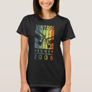 Awesome Since June 2006 16 Years Old 16th Birthday T-Shirt