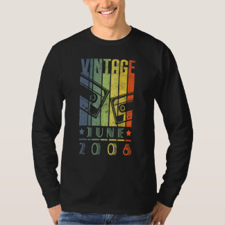 Awesome Since June 2006 16 Years Old 16th Birthday T-Shirt
