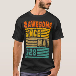 Awesome Since May 1928 Vintage 94th Men And Women T-Shirt