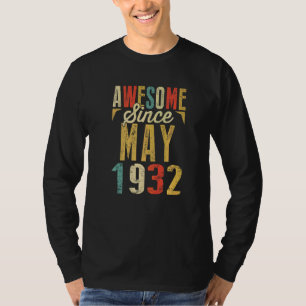 Awesome Since May 1932 Birthday T-Shirt
