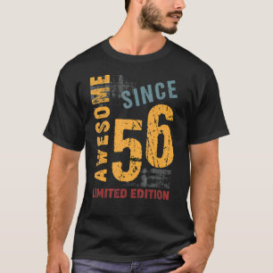 Awesome Since May 1956 For 66 Years Old 66th Birt T-Shirt