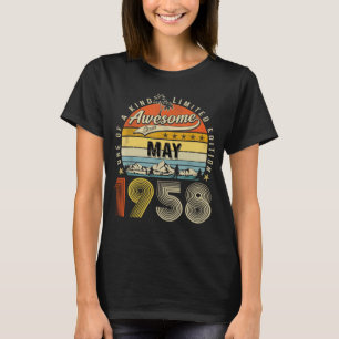 Awesome Since May 1958 65 Years Old T-Shirt