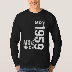 Awesome Since May 1959, Born In 1959 May Birthday T-Shirt