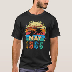 Awesome Since May 1966 56th Birthday Vintage T-Shirt