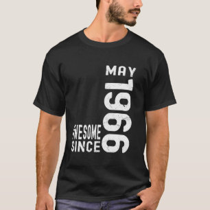 Awesome Since May 1966, Born In 1966 May Birthday T-Shirt