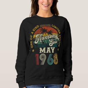 Awesome Since May 1968 Vintage 54th Birthday Sweatshirt