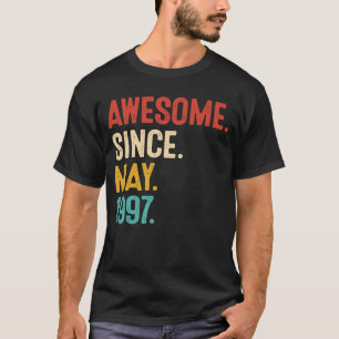 Awesome Since May 1997 26th Birthday Retro 26 Year T-Shirt