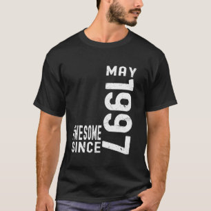 Awesome Since May 1997, Born In 1997 May Birthday T-Shirt