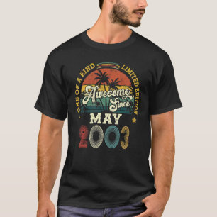 Awesome Since May 2003 Vintage 19th Birthday T-Shirt