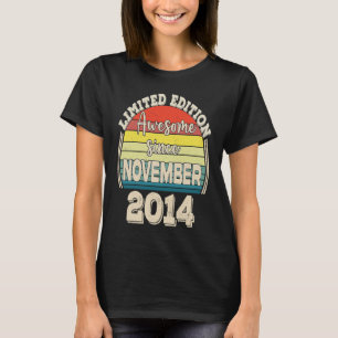 Awesome Since November 2014 Born in November Dad M T-Shirt