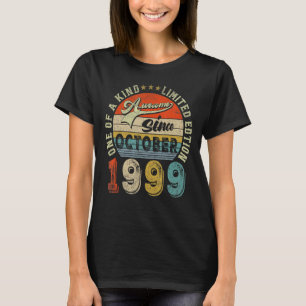 Awesome Since October 1999 23rd Birthday  23 Years T-Shirt