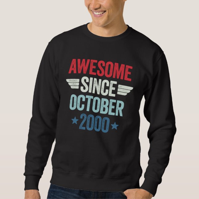 Awesome Since October 2000 Sweatshirt (Front)