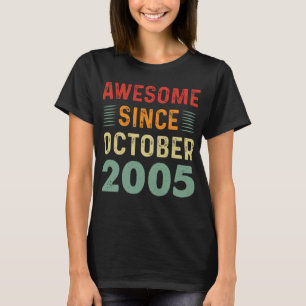 Awesome Since October 2005 T-Shirt