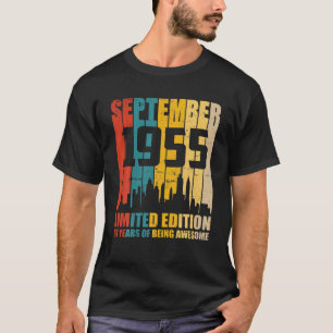 Awesome Since September 1955 Vintage 64Th Birthday T-Shirt