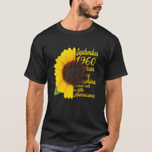 Awesome Since September 1960 - 61Th Birthday Flowe T-Shirt