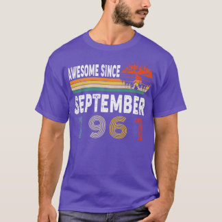 Awesome Since September 1961 T-Shirt