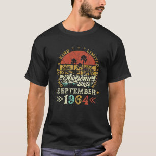 Awesome Since September 1964 One Of A Kind Limited T-Shirt