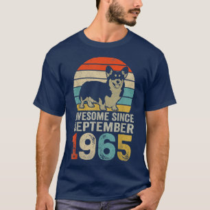 Awesome Since September 1965 57th Birthday Gifts D T-Shirt
