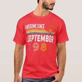 Awesome Since September 1981 T-Shirt