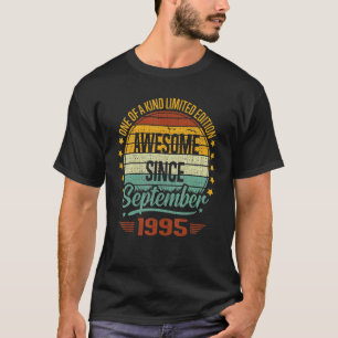Awesome Since September 1995 Vintage 27th Birthday T-Shirt
