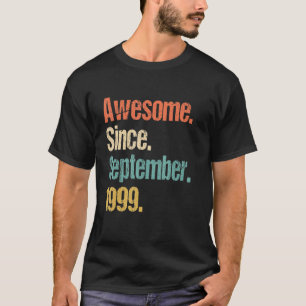 Awesome Since September 1999 23rd Birthday Vintage T-Shirt