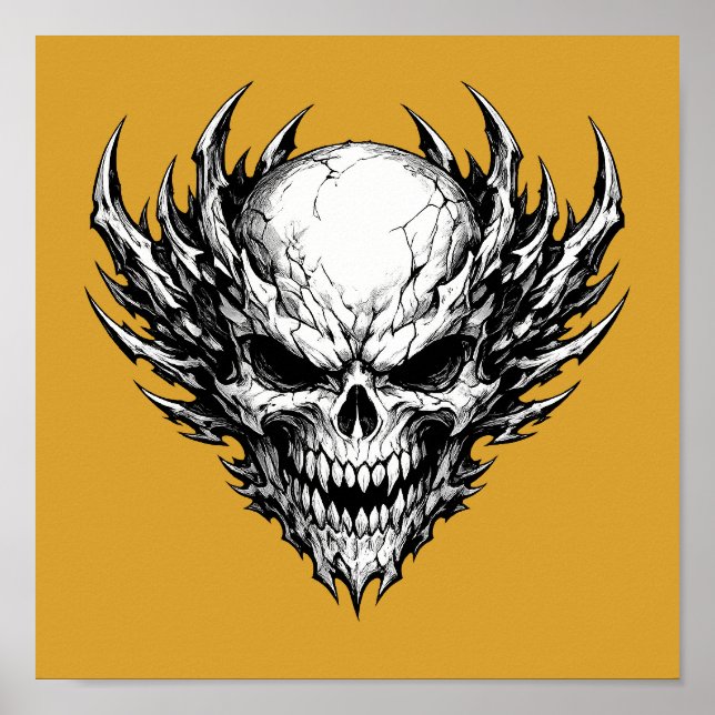 Awesome Skeleton Poster (Front)