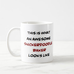 awesome snickerdoodle baker coffee mug