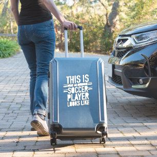 Awesome soccer player looks like funny football fe