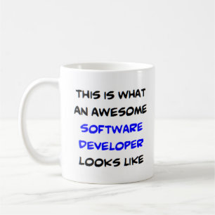 awesome software developer coffee mug